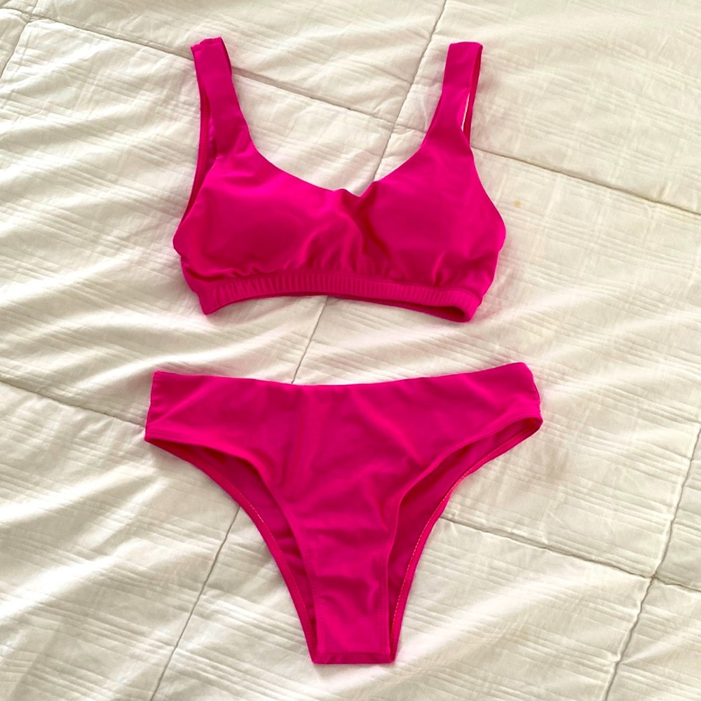 Pink bikini